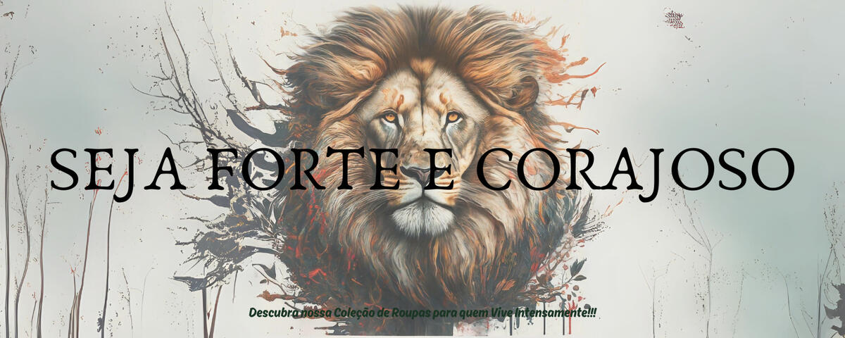 Arte desenvolvida 100% de minha autoria para Banner de um site do nicho cristão retratando a força, a coragem a garra e a determinação em cada detalhe, em cada cor, em cada traço utilizado na criação desta arte.